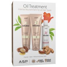 ASP Kitoko Oil Treatment Moisturising Body Wash Gift Pack