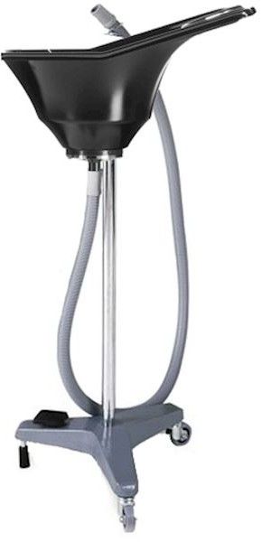 Alteq Wasbak 5509KG op wielen Zwart 5509KG01