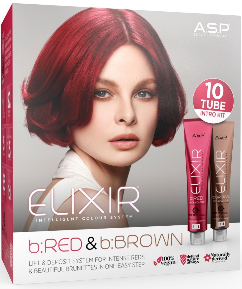 ASP Elixir Colour 10 Tube bRED/ bBROWN Intro Kit