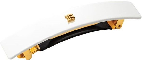 Balmain Cellulose Ace Barrette pour Cheveux M White