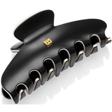 Balmain Cellulose Acetate Pince a Cheveux L Black/White