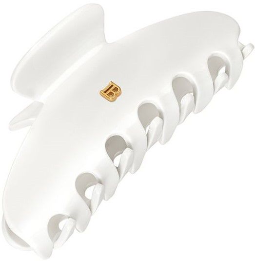 Balmain Cellulose Ace Pince a Cheveux Large White