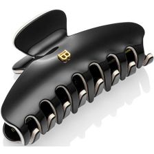 Balmain Cellulose Acetate Pince a Cheveux M Black/White