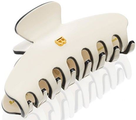 Balmain Cellulose Ace Pince a Cheveux M White/Black