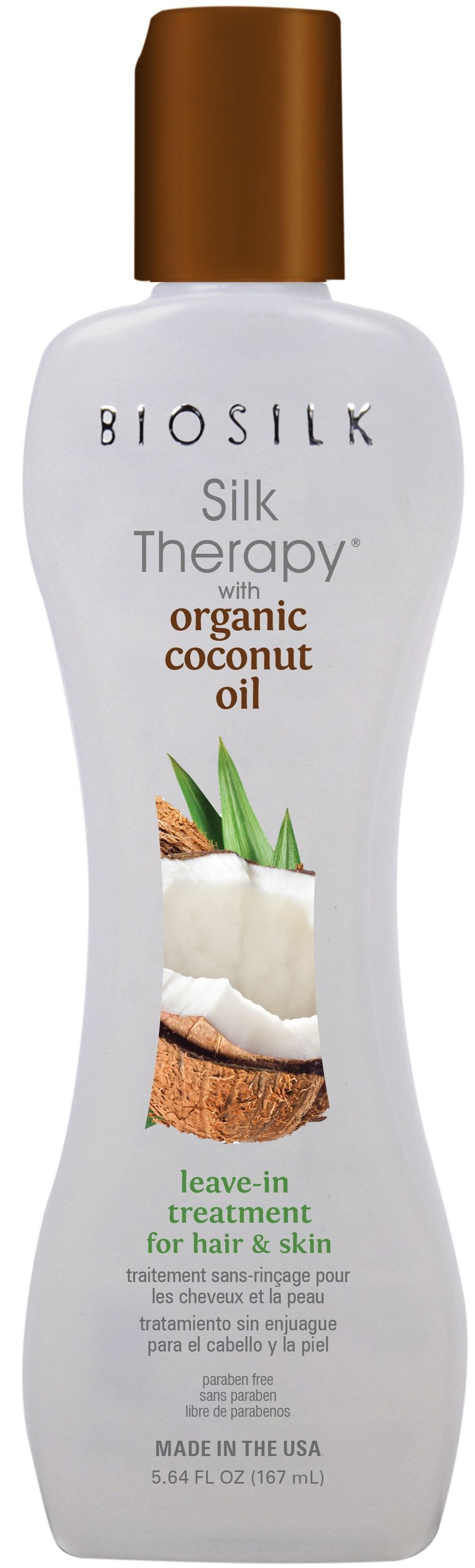 Biosilk Silk Therapy Coconut Oil Leave in Treatment 