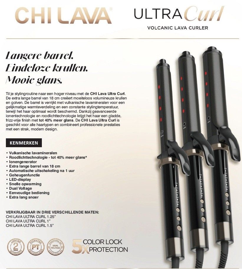 CHI Prof LAVA Ultra Curl 1