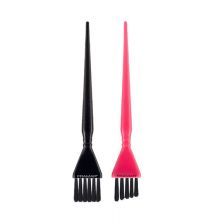 Framar Detail Brush Set Brush Set- Pink & Black 2pcs