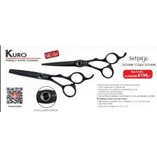 E-Kwip Kuro Set 60 schaar + coupeschaar