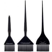 Framar Family Pack Brush Black 3pcs