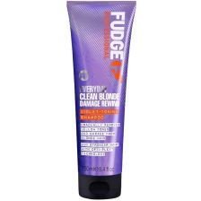 Fudge Everyday Clean Blonde Damage Rewind Shampoo 250ml