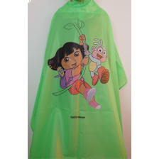 Nebur 1022 Kinderkapmantel Dora Jungle Groen