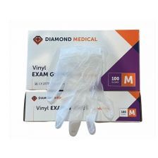 Diamond Medical Handschoenen Vinyl Poedervrij Wit 100st. 