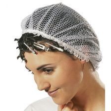 Sibel Nachtmuts Medium Elastiek Wit 112713301