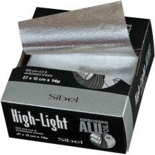 Sibel Precut Embossed Alu Sheets 27x12cm14u 300st 4336216