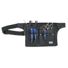 Sibel Belt 3 zwarte holsterceintuur matte kroko 0151016