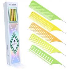 Vellen Hair Kammenset 5st Premium Groen/Geel/Oranje