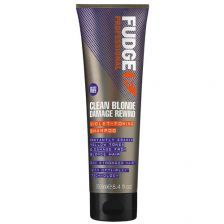 Fudge Clean Blonde Damage Rewind Violet Shampoo 