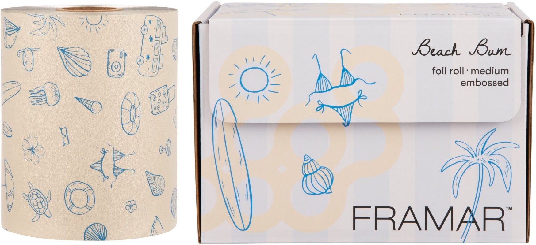 Framar Beach Bum Embossed Roll