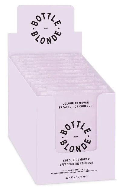 EVO - Bottle Blonde Colour Remover Display 12x50g