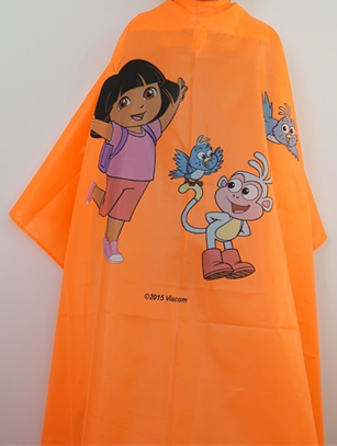 Nebur 1022 Kinderkapmantel Dora Birds Oranje