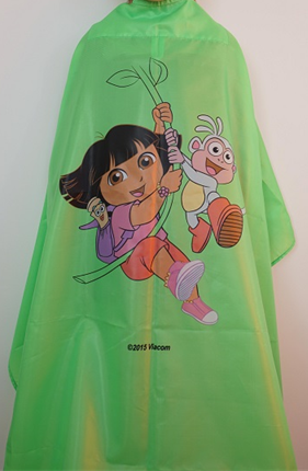 Nebur 1022 Kinderkapmantel Dora Jungle Groen