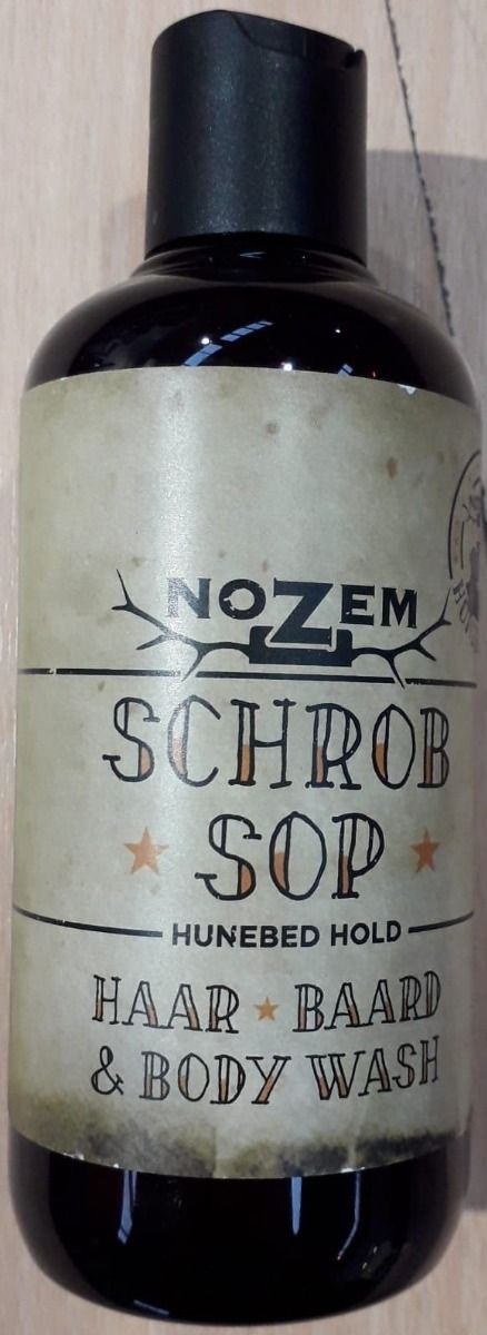 Nozem Hunebed hold Schrob Sop Haar Baard Body Wash