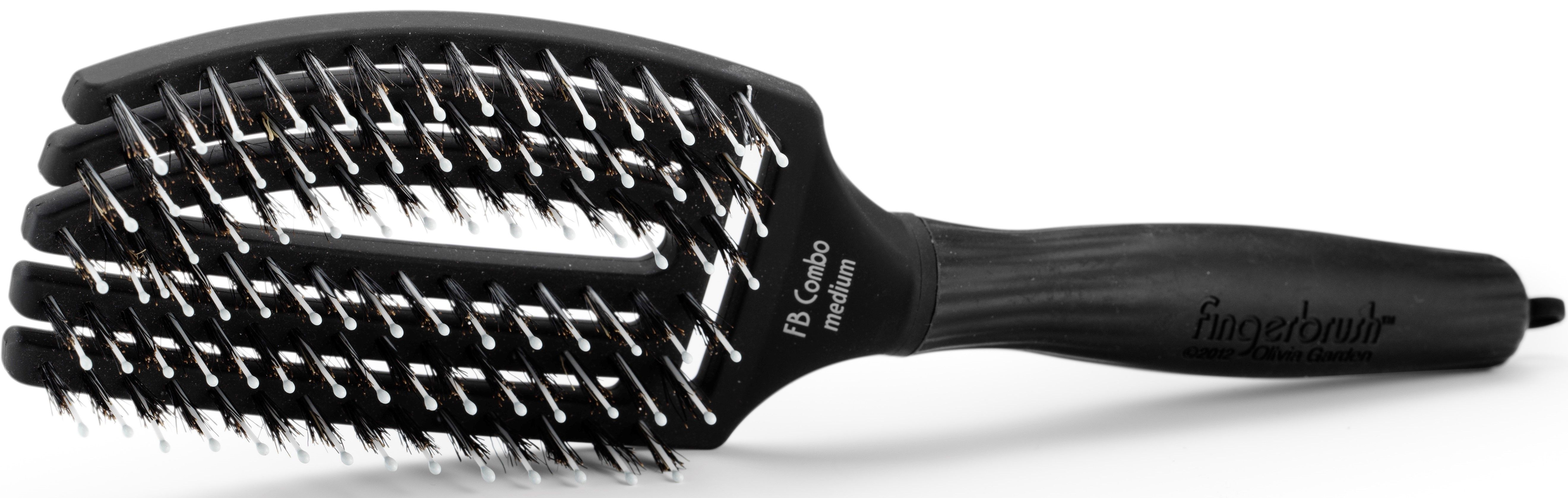 Olivia Garden Finger brush M Black