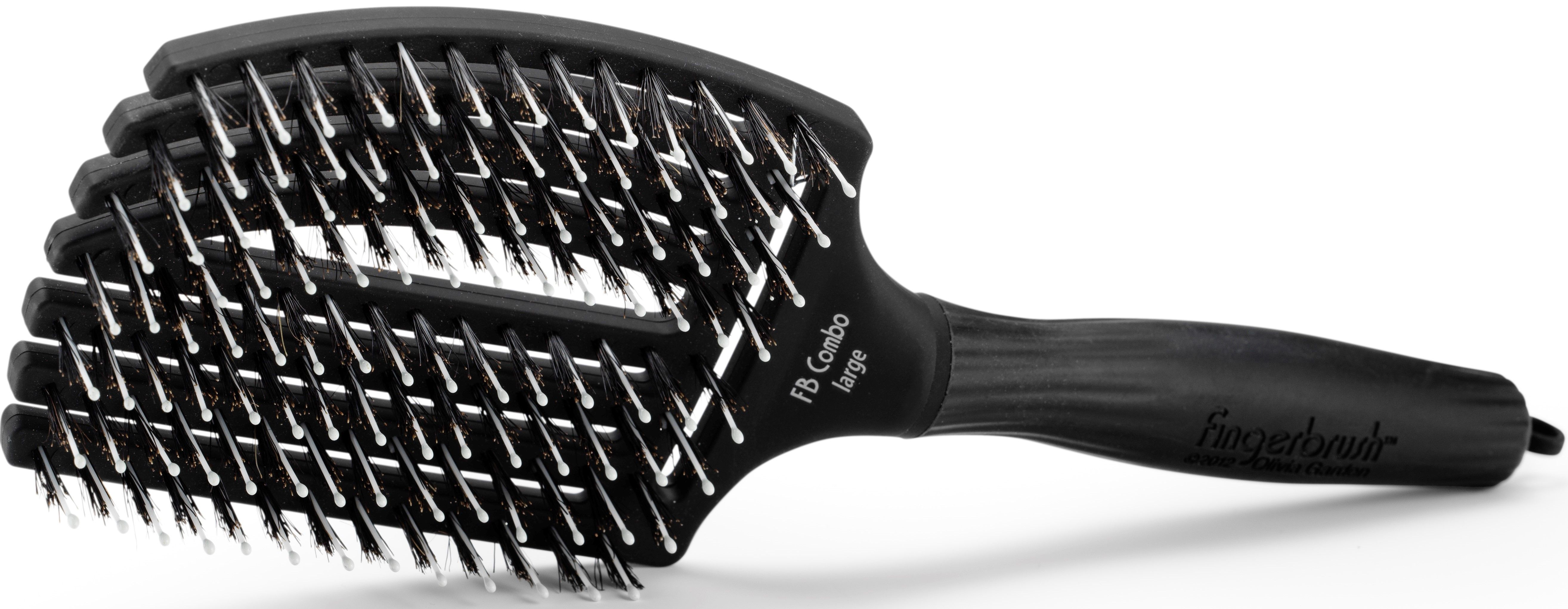 Olivia Garden Finger brush L Black