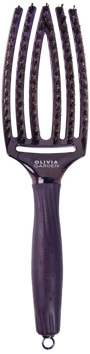 Olivia Garden Finger brush M Midnight Dessert Violet Amet