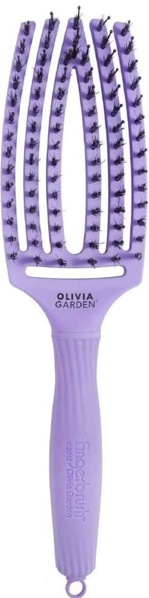 Olivia Garden Finger brush Care Ion Boar&Nylon M Lavender