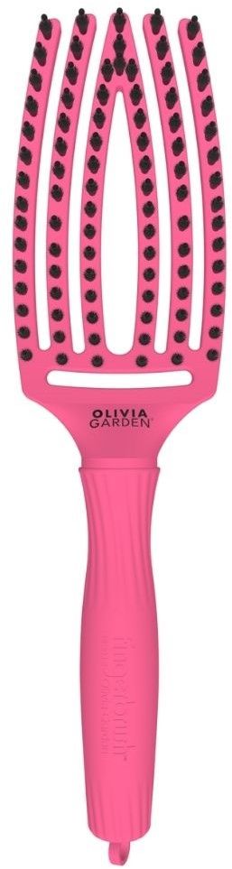 Olivia Garden Finger brush Combo M Hot Pink