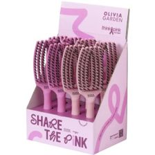 Olivia Garden Fingerbrush Think Pink display 2025 8pcs