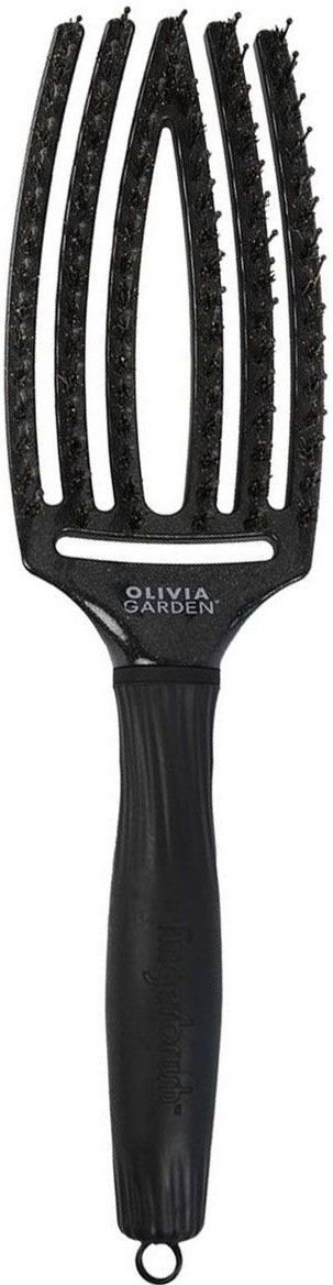 Olivia Garden Finger brush M Midnight Dessert Black Onyx
