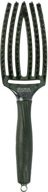 Olivia Garden Finger brush M Midnight Dessert Green Emeral