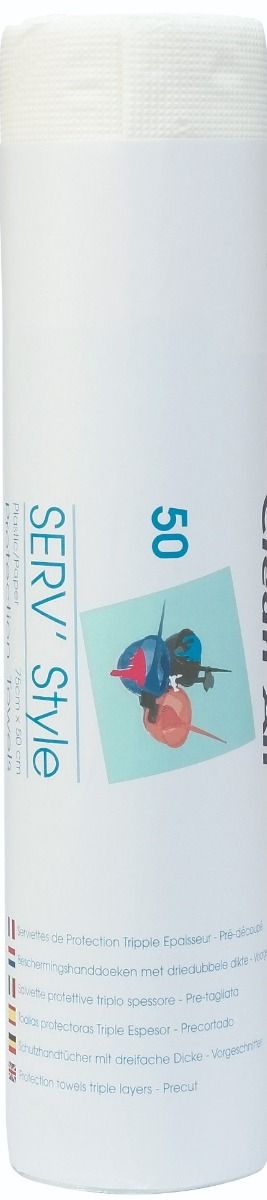 Sibel Verfbeschermingsdoek Geplastifieerd 50 Vel 4330401