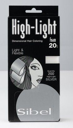 Sibel Highlight Foam 20cm Zilver 4333071