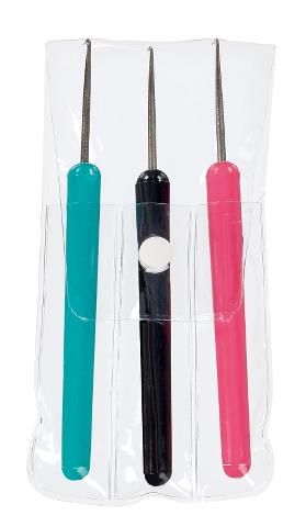 Sibel Handvat Haaknaalden 3st 1 25/1 1/0 75mm 0000541