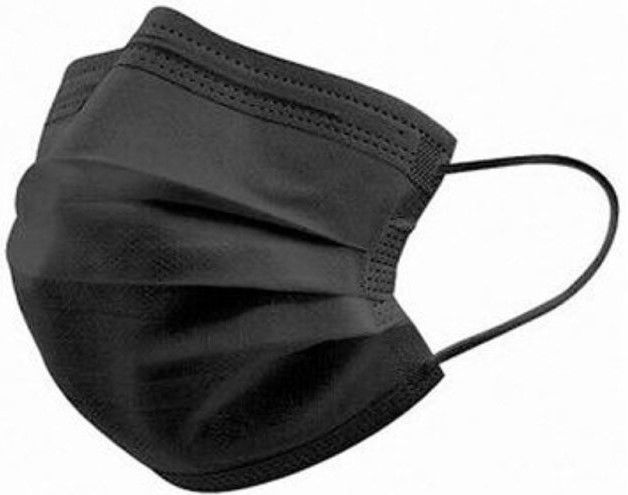 THS Mondkapjes Zwart doos 50 stuks