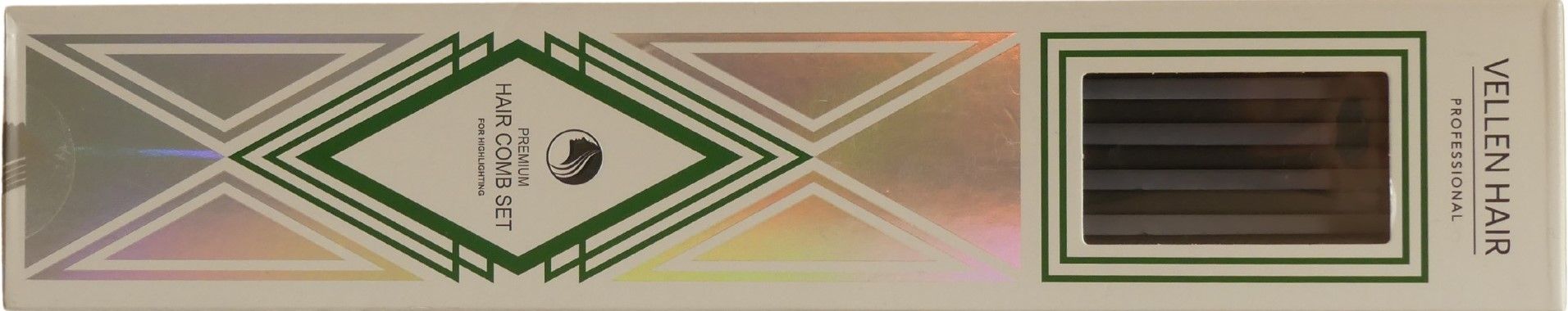 Vellen Hair Kammenset 5st Premium Zwart